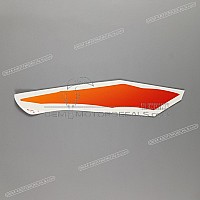 HONDA Autocollant de flanc de carénage inférieur droit, côté droit 64311-MAL-600ZC