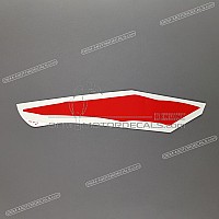 HONDA Autocollant de flanc de carénage inférieur droit CBR Hurricane, côté droit 64311-MAL-900ZA