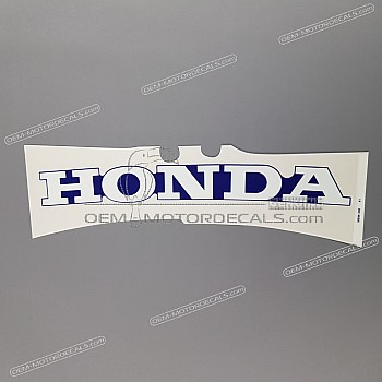 Belly pan decal