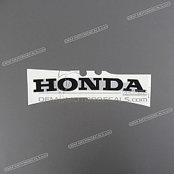 Belly pan decal