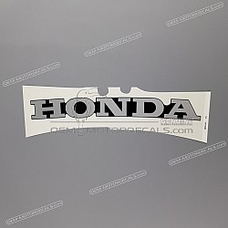 Belly pan decal