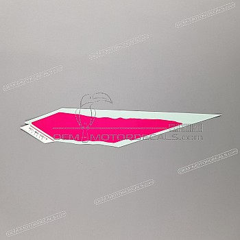 Side cowling decal, right side