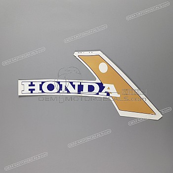 Belly pan decal, right side