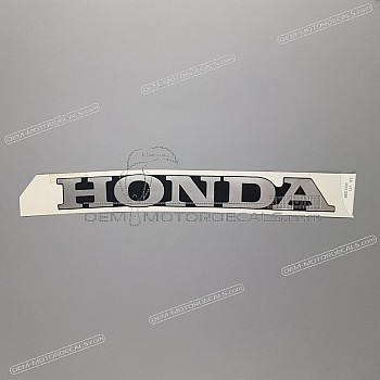 Belly pan decal, left side