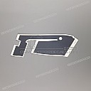 Autocollant de carénage droit CBR Hurricane, côté droit