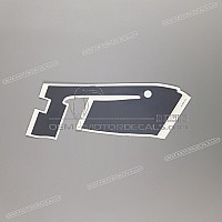 HONDA Autocollant de carénage droit CBR Hurricane, côté droit 64312-MV9-640ZB