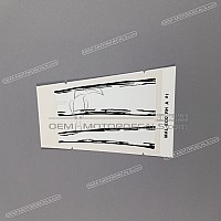 HONDA Pegatina de carenado derecho, lado derecho 64313-MAL-E00ZB