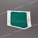 Right side fairing stripe decal, right side