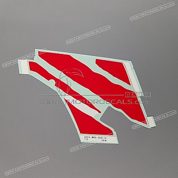 Side cowling decal, right side