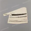 Pegatina inferior del carenado, lado derecho