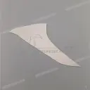 Under cowl stripe, right side