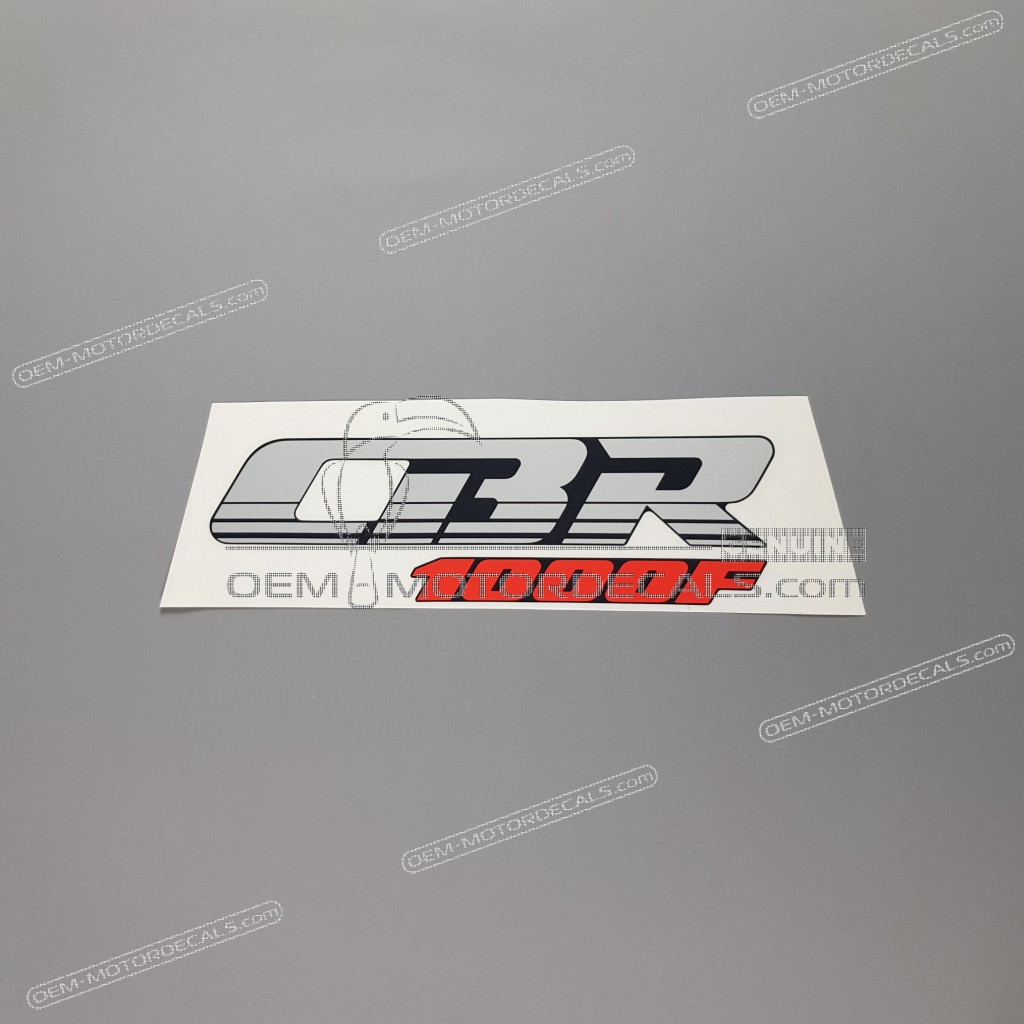 Autocollant graphique de carénage intermédiaire Honda CBR1000F OEM 64323MM5300ZA vinyle d'origine pour ensemble de carénage latéral.