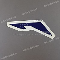 HONDA Grafica carena anteriore, lato sinistro 64351-MAS-750ZC