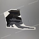 Left front cowling stripe, left side