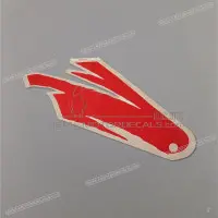 HONDA Pegatina carenado superior, lado izquierdo 64352-MW0-600ZA