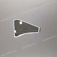 HONDA Autocollant de sabot moteur, côté gauche 64356-MAL-E00ZC