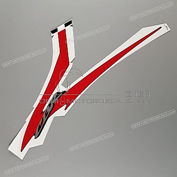 Side cowling decal, left side