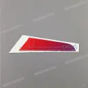 Autocollant de carénage inférieur CBR600F HURRICANE, côté gauche