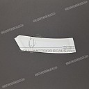 Autocollant de carénage inférieur, côté gauche