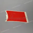 Seitenverkleidungsaufkleber CBR Hurricane, linke Seite