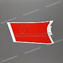 Autocollant de carénage latéral CBR Hurricane, côté gauche