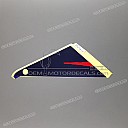 Autocollant de carénage côté gauche CBR600F Hurricane