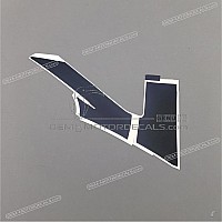 HONDA Left fairing stripe, left side 64358-MAL-600ZB
