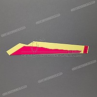 HONDA Autocollant de réservoir, côté gauche 64358-MV9-930ZB