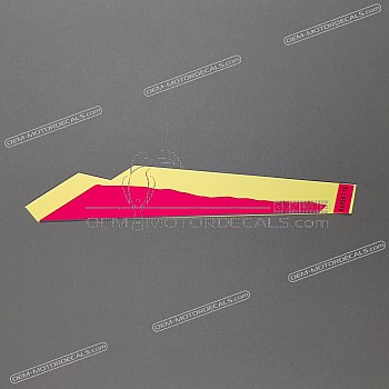 Side cowling decal, left side