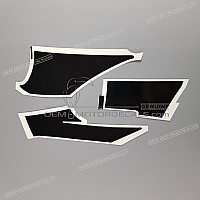 HONDA Lower fairing stripe, left side 64359-MAL-600ZB