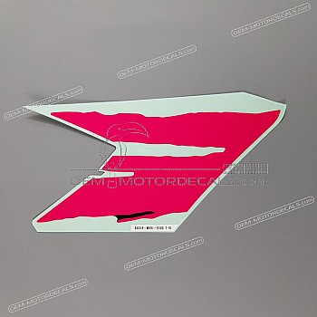 Side cowling decal, left side