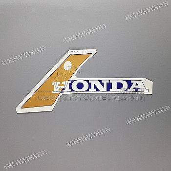 Belly pan decal, left side