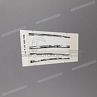 HONDA Pegatina de Quilla Inferior, Lado Izquierdo 64363-MAL-E00ZB