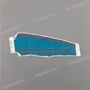 Side cowling decal, left side