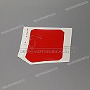 Autocollant de sabot moteur, côté gauche