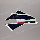 Autocollant CBR pour carénage de réservoir, côté gauche