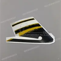 HONDA Autocollant de flanc de carénage inférieur gauche, côté gauche 64365-MAL-E00ZD