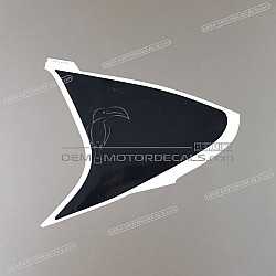 Belly pan decal, right side