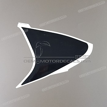 Belly pan decal, right side