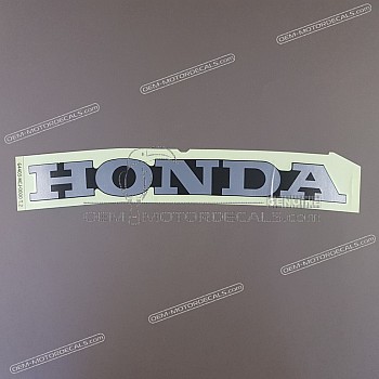 Belly pan decal, right side