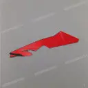 Mittelverkleidungs-Aufkleber, linke Seite