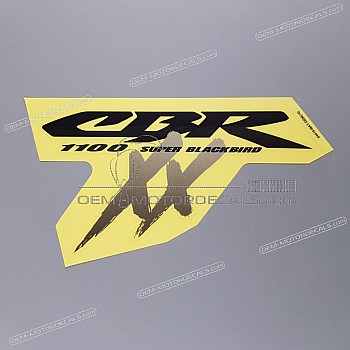 Side cowling decal