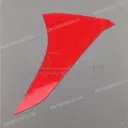 Under cowl stripe, left side
