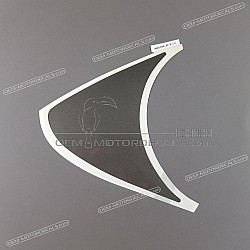 Belly pan decal, left side
