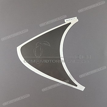 Belly pan decal, left side