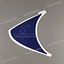 Honda CBR900RR onderste kuip links sticker, linkerzijde