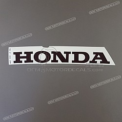 Belly pan decal, left side