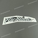Lower cowl CBR graphic, left side