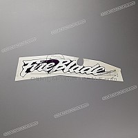 HONDA CBR Lower fairing emblem, left side 64453-MAS-750ZC