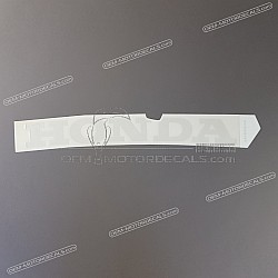 Belly pan decal, left side